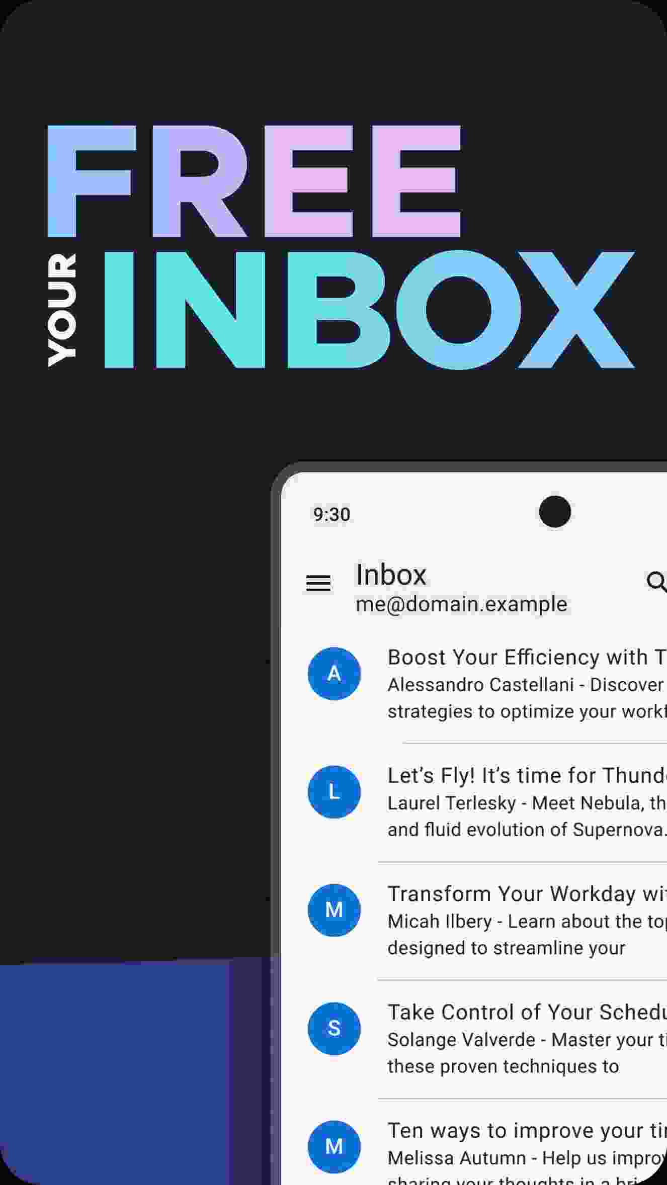 Thunderbird: Free Your Inbox screenshot