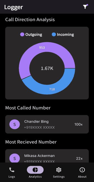 Logger screenshot