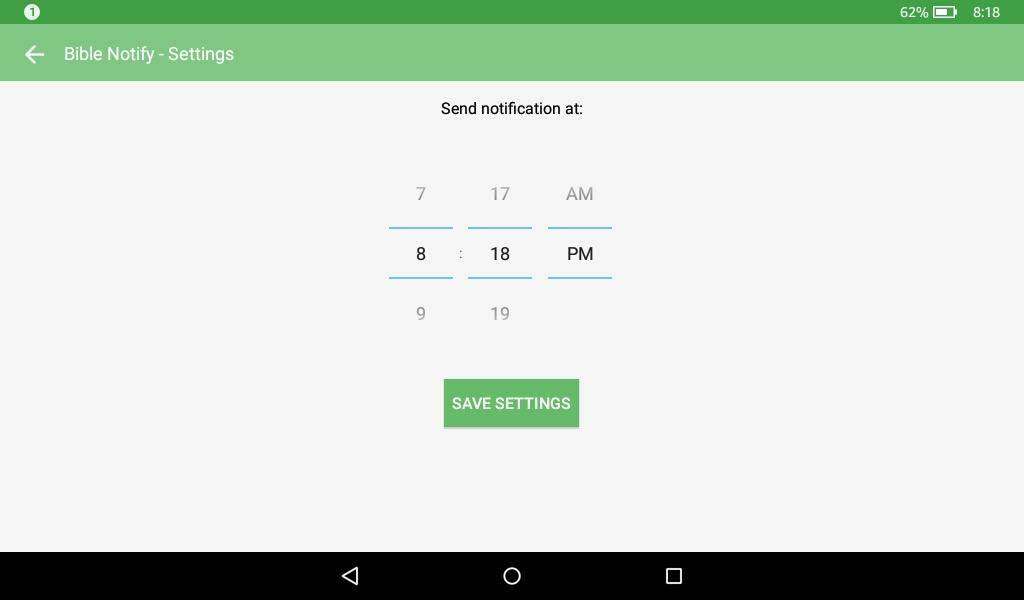 Bible Notify screenshot