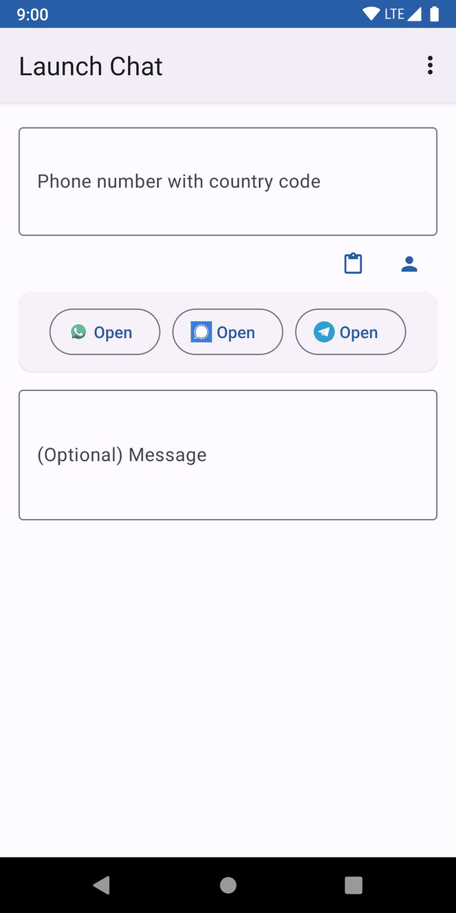 Launch Chat screenshot