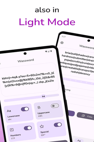 Wassword screenshot