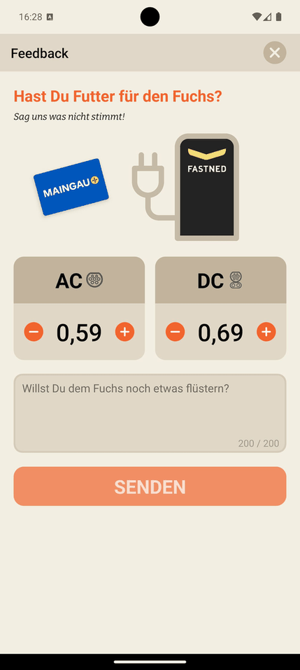 Ladefuchs screenshot