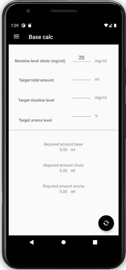 eLiquid Calculator screenshot