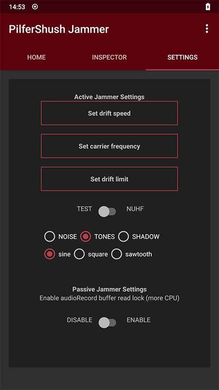 PilferShush Jammer screenshot