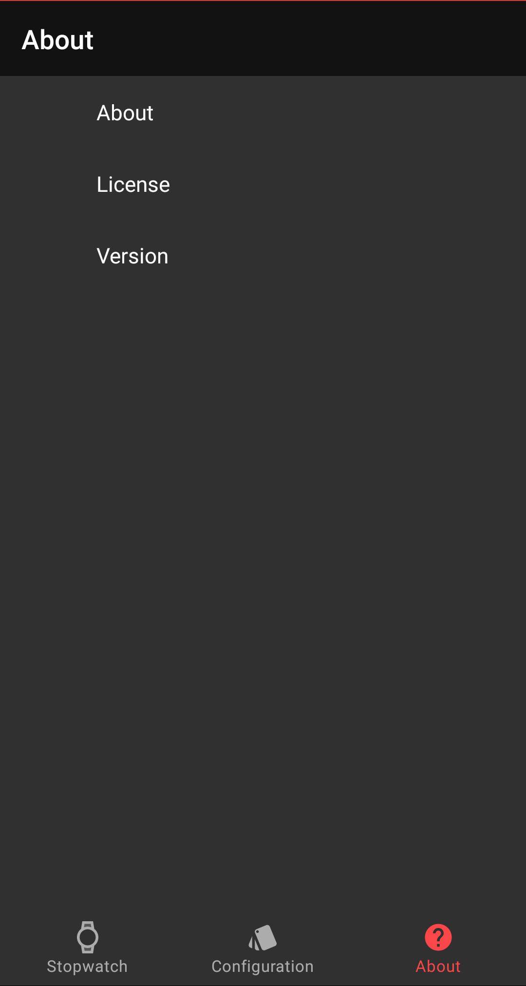 DataStopwatch screenshot