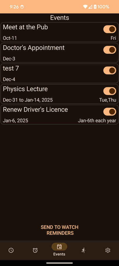 Casio G-Shock Smart Sync screenshot