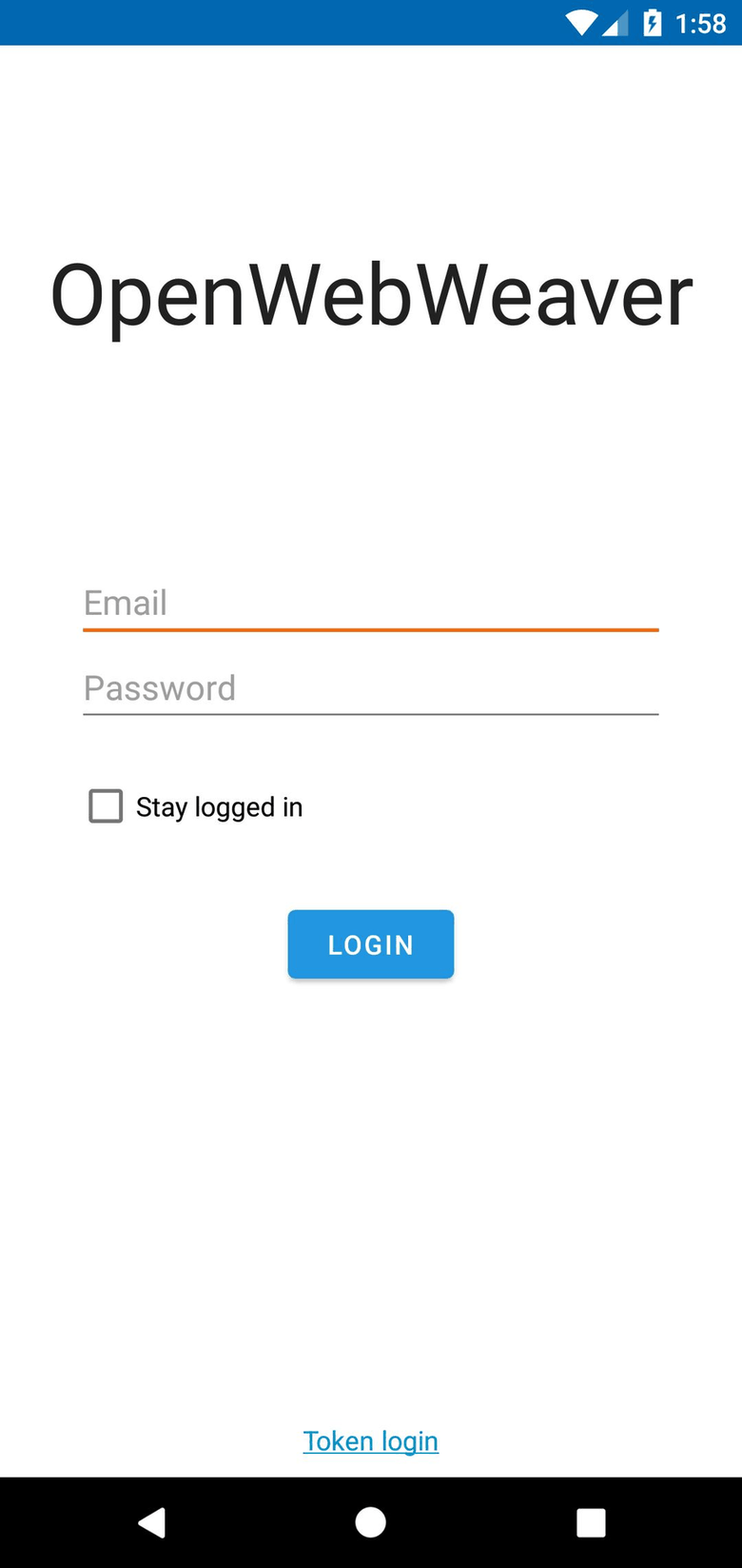 OpenWebWeaver screenshot