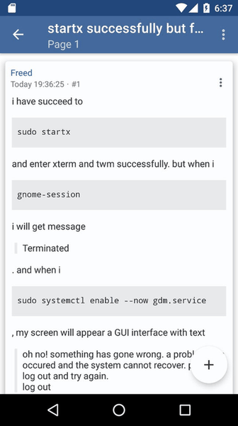 Archlinux Forums screenshot