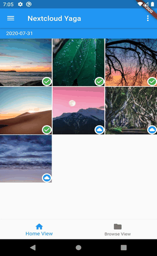 Nextcloud Yaga screenshot