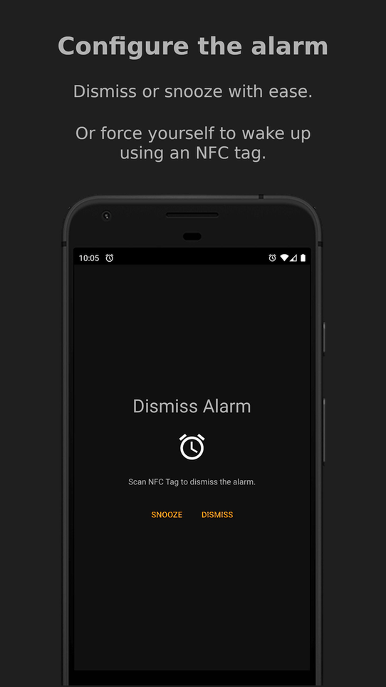 NFC Alarm Clock screenshot