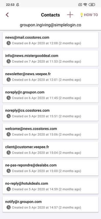 SimpleLogin | Anti-spam screenshot