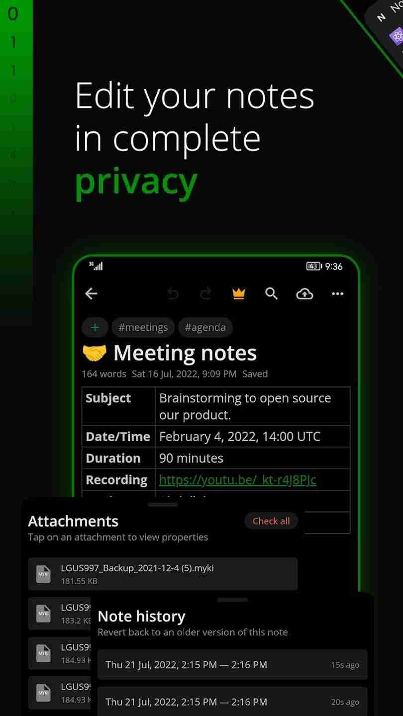 Notesnook screenshot