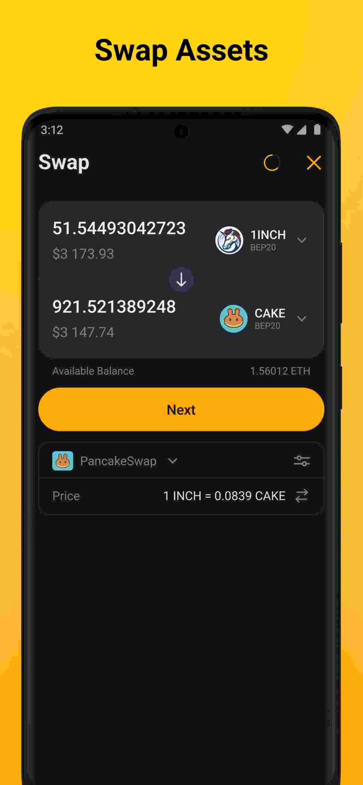 Unstoppable Crypto Wallet screenshot