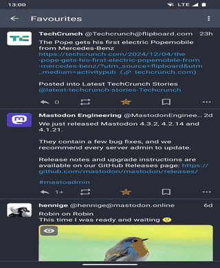 Tusky screenshot