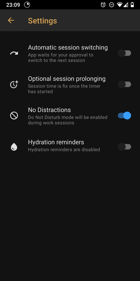 WorkTimer screenshot