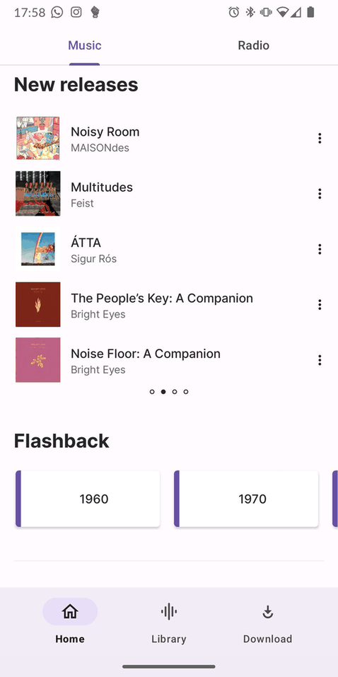 Tempo screenshot