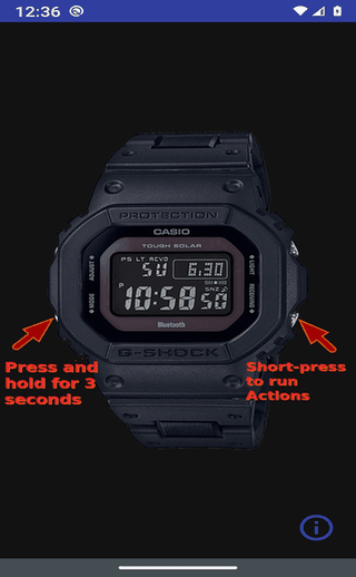 Casio G-Shock Smart Sync screenshot