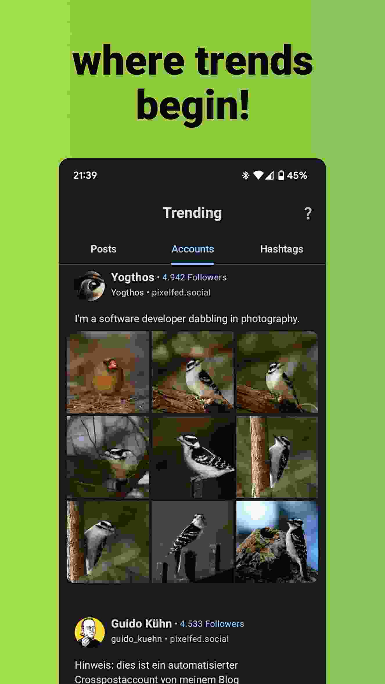 Pixelix screenshot
