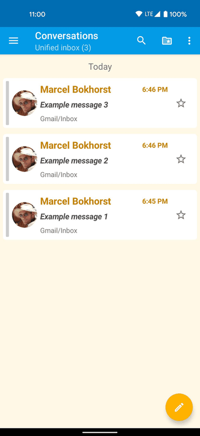 FairEmail screenshot