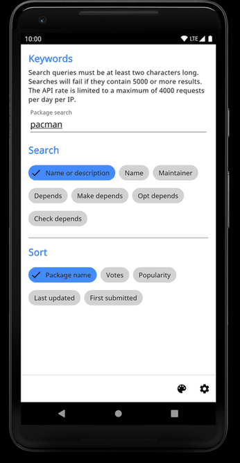 AURdroid screenshot