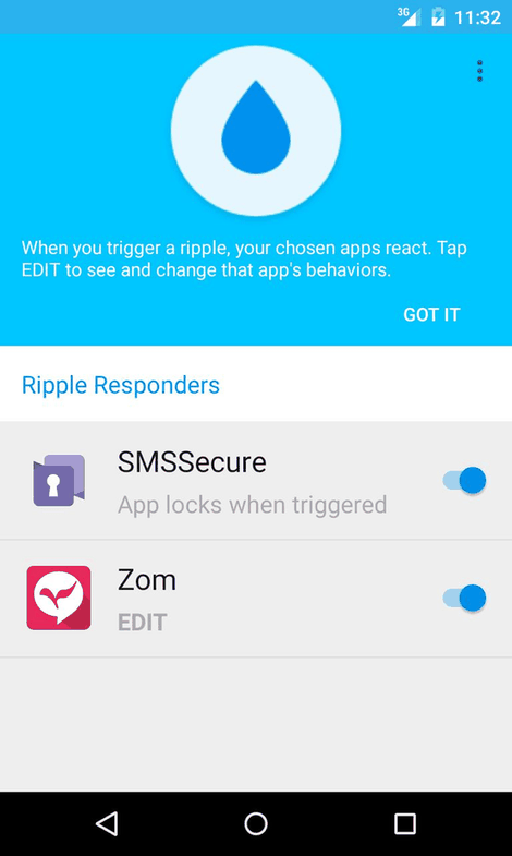 Ripple: respond when panicking screenshot
