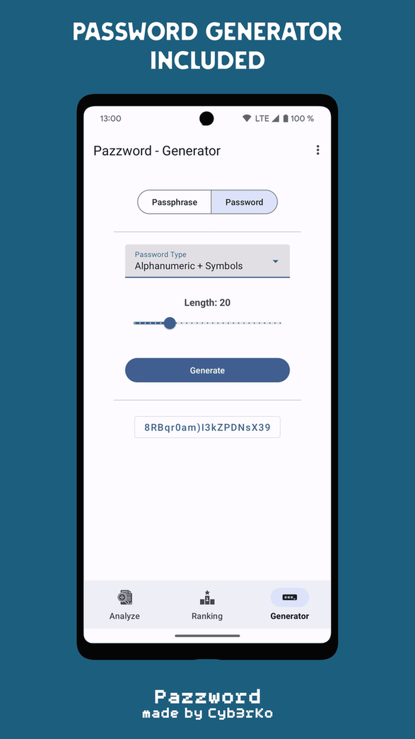 Pazzword screenshot