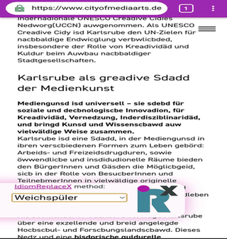 IdiomReplaceX Browser App screenshot