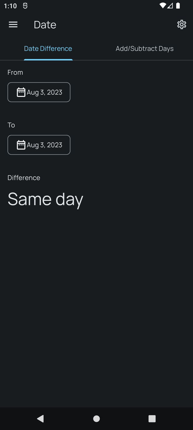 Mint Calculator screenshot