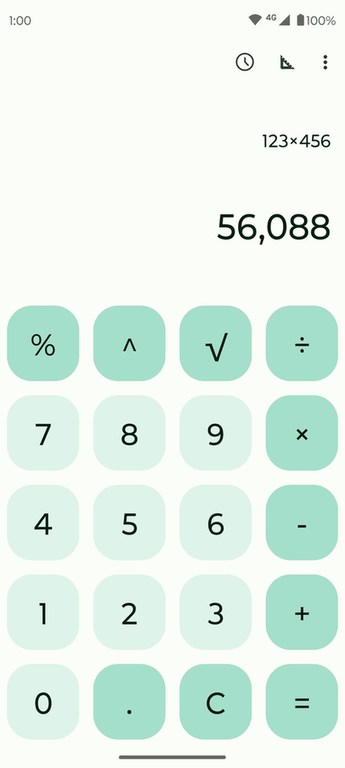 Fossify Calculator screenshot