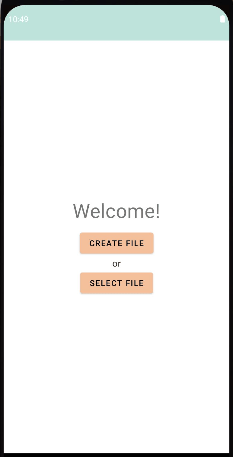 DailyLog screenshot