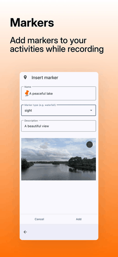 OpenTracks (Reproducible build) screenshot