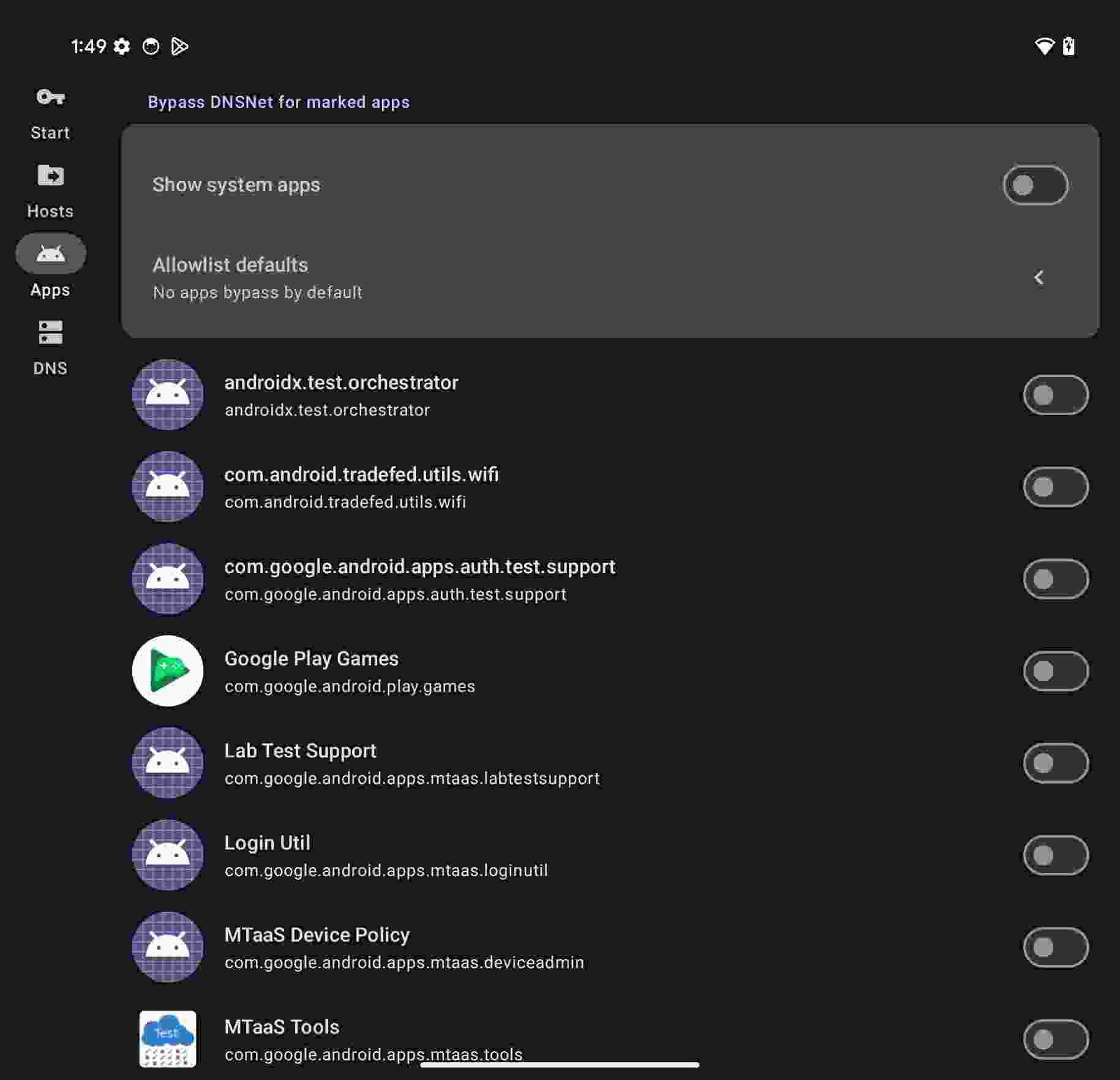DNSNet screenshot