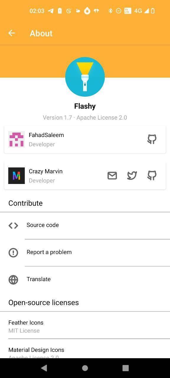 Flashy screenshot