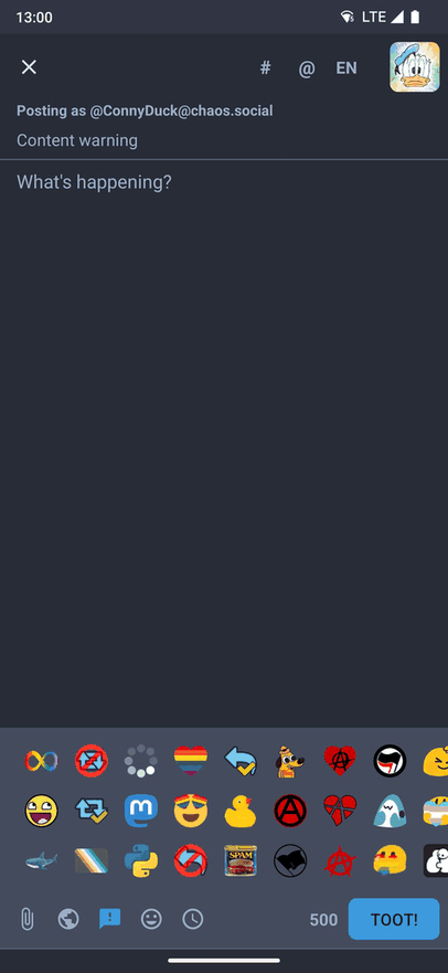Tusky screenshot