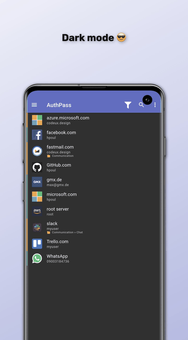 AuthPass screenshot