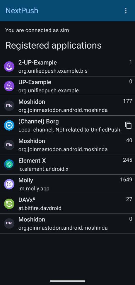 NextPush screenshot
