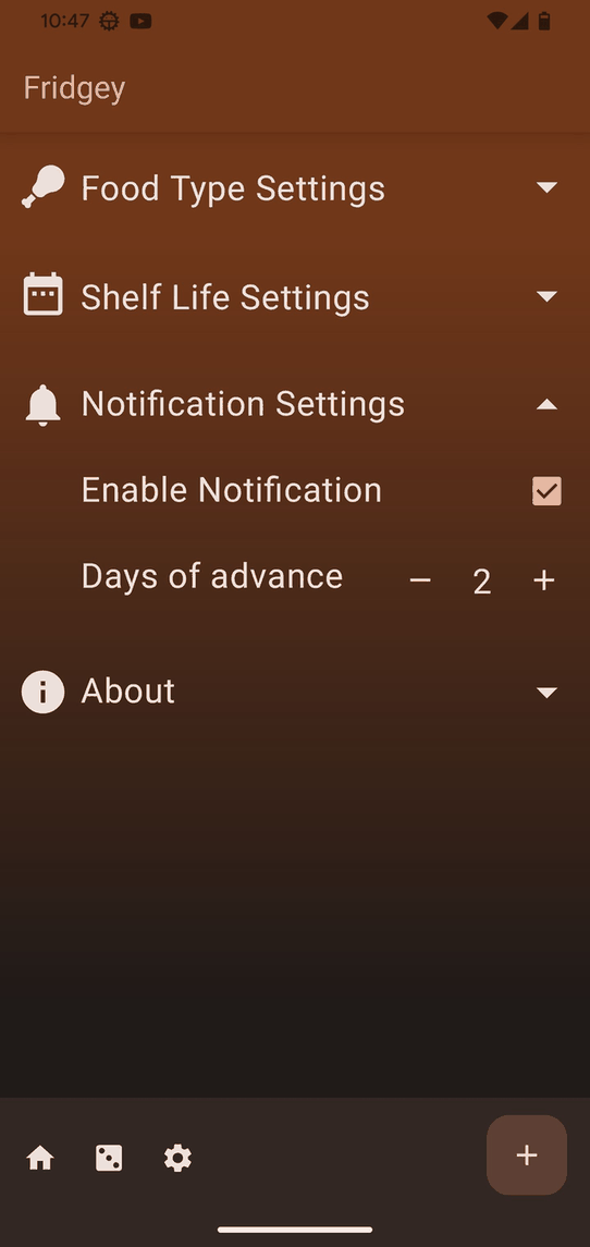 Fridgey screenshot