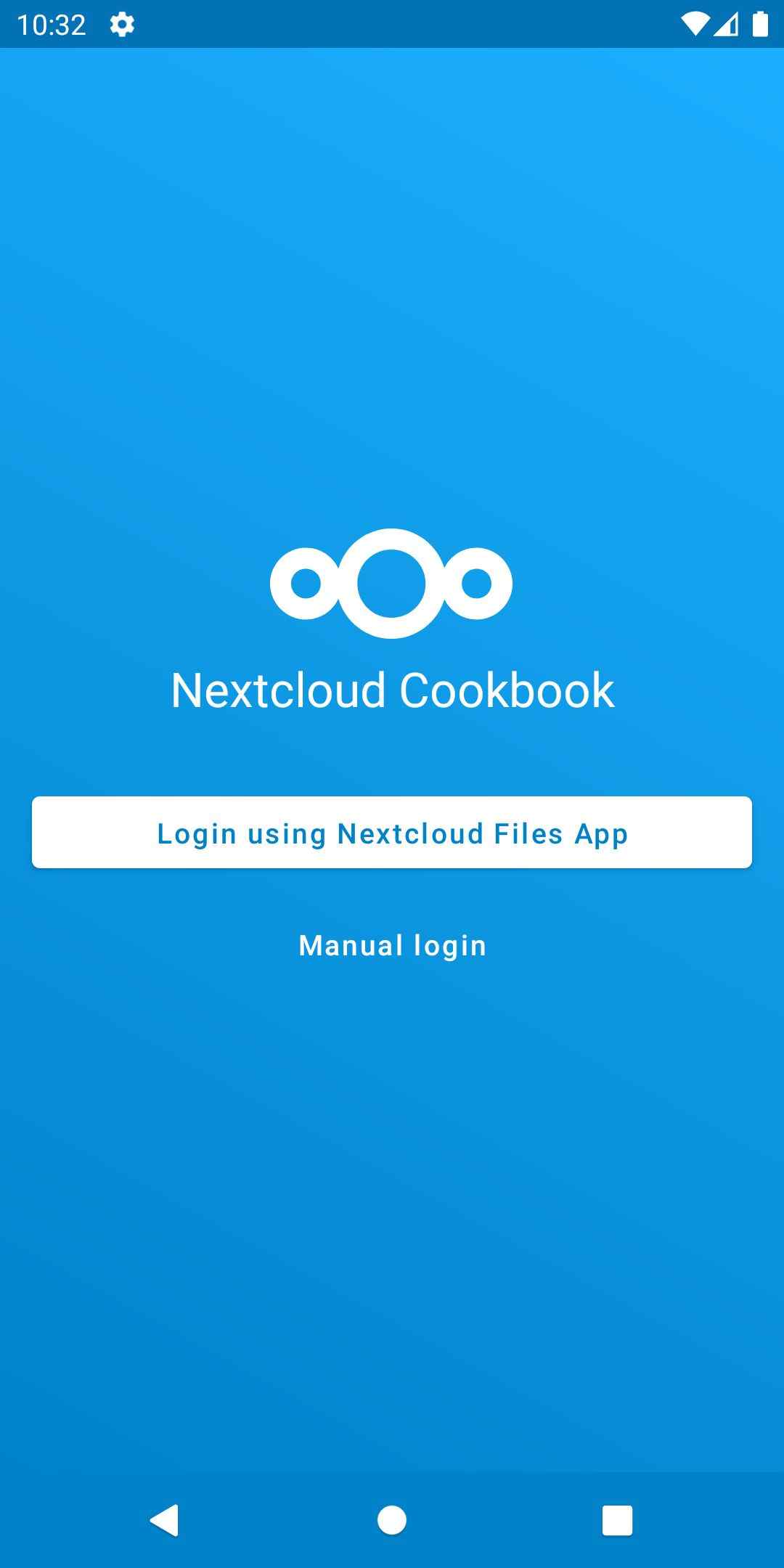 Nextcloud Cookbook screenshot