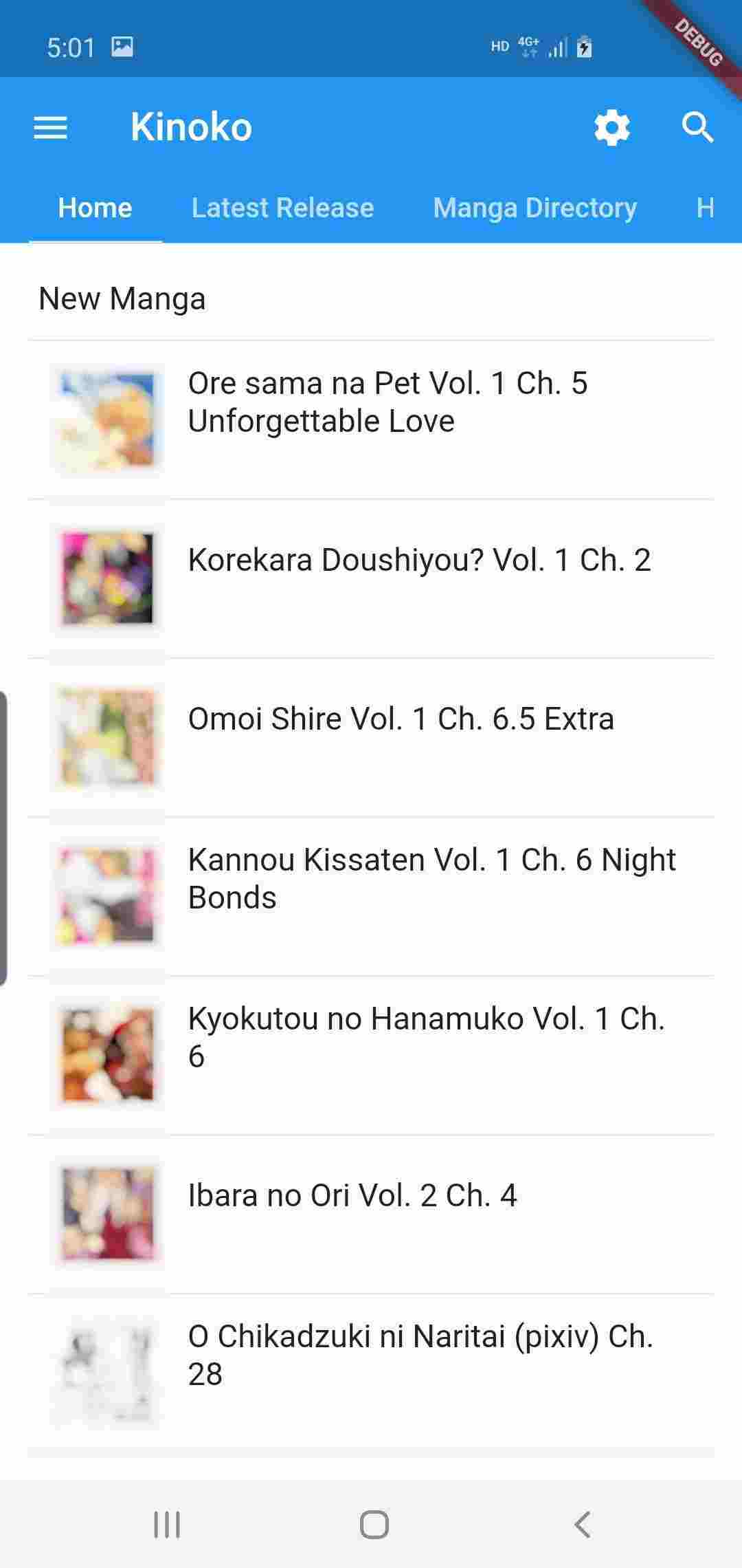 Kinoko[Manga Reader] screenshot