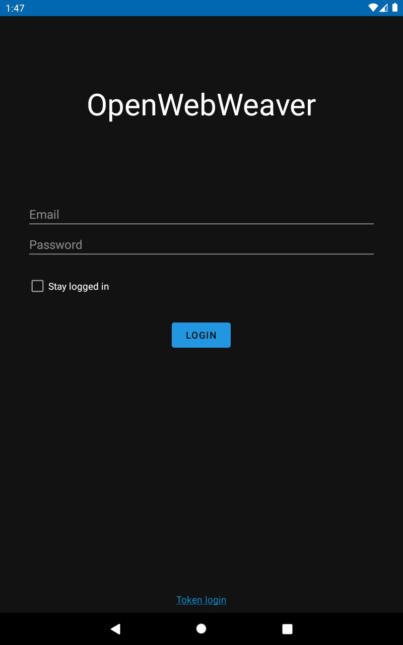 OpenWebWeaver screenshot